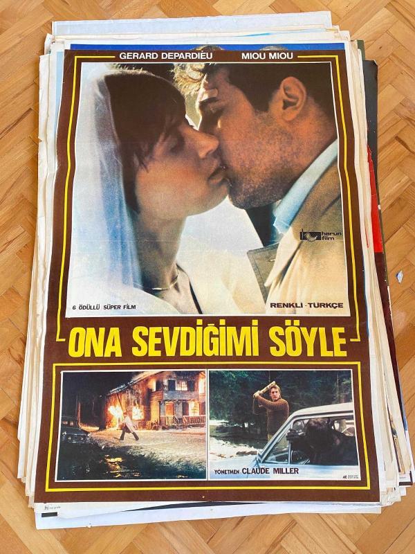ORİJİNAL AFİŞ - ONA SEVDİĞİMİ SÖYLE - GERARD DEPARDIEU & MIOU MIOU