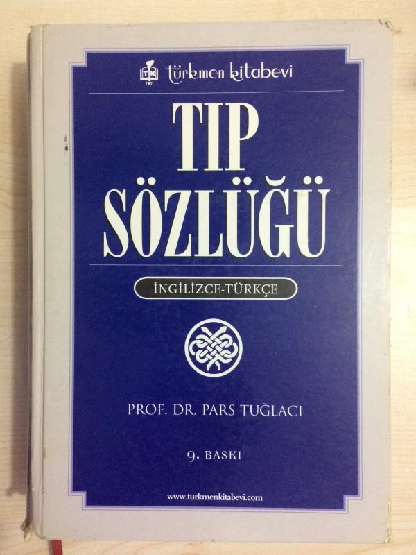 TIP SÖZLÜĞÜ - İNGİLİZCE TÜRKÇE - 9. BASKI