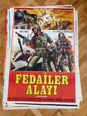 FEDAİLER ALAYI - THE INGLORIOUS BASTARDS 1978 Orijinal Çizim Film Afişi | Bo Svenson, Peter Hooten, Fred Williamson | Enzo G. Castellari