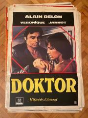 DOKTOR - The Medic Histoire d'Amour 1979 Filminin Orijinal Afişi | Alain DELON, Veronique JANNOT