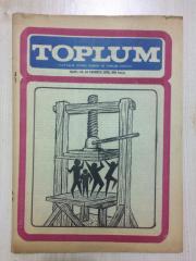 TOPLUM HAFTALIK SİYASİ HABER VE YORUM DERGİSİ SAYI 15 -14 TEMMUZ 1972 - TURHAN SELÇUK KARİKATÜRÜ, AP DİKTA MI İSTİYOR, ORTAK PAZAR,
