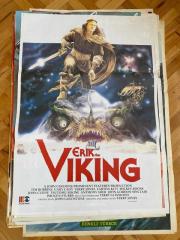ERİK THE VIKING FİLMİNİN AFİŞİ OYNAYANLAR: TIM ROBBINS, GARY CADY, TERRY JONES, ERTHA KITT, MICKEY ROONE YÖNETMEN: TERRY JONES