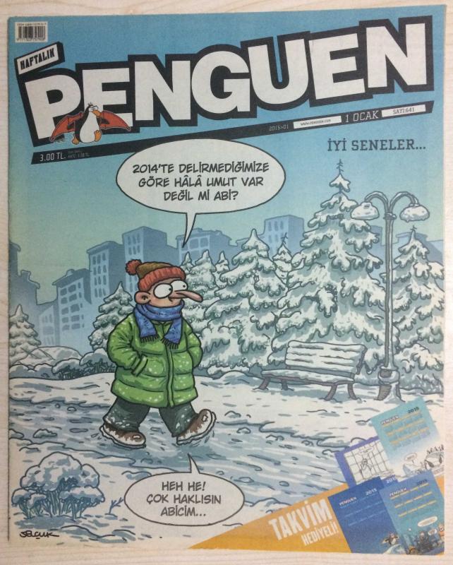 HAFTALIK PENGUEN  1 OCAK 2015/01  SAYI 641 - İYİ SENELER...