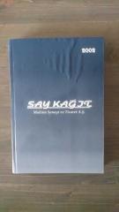 SAY KAĞIT  MAKİNA - 2002 AJANDASI - CİLTLİ