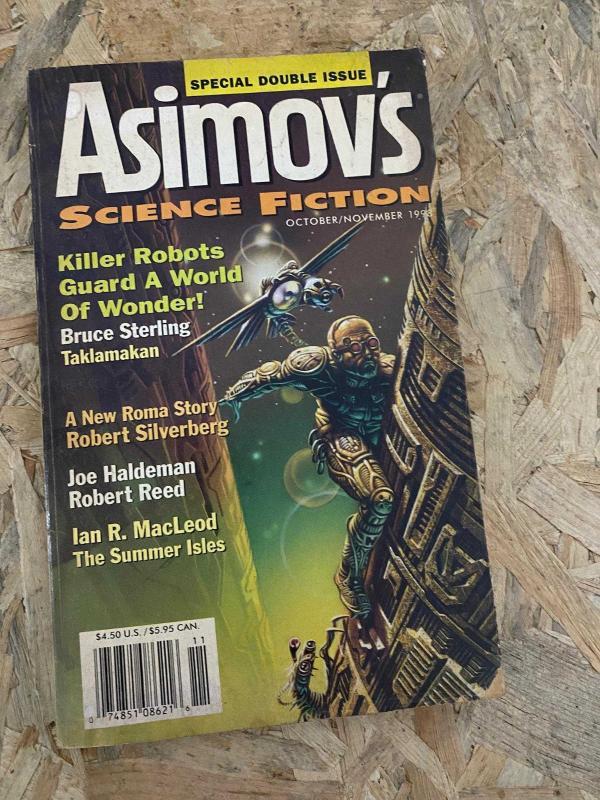 Asimov's Science Fiction October - November 1998 Double Issue | Killer Robots Guard A World Of Wonder - Bruce Sterling