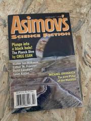 Asimov's Science Fiction February 1998 | Plunge into a black hole - The Planck Dove bu Greg EGAN