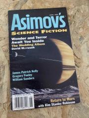 Asimov's Science Fiction June 1999 | Wonder and Terror Await You Inside - The Wedding Album by David Marusek | Return to Mars