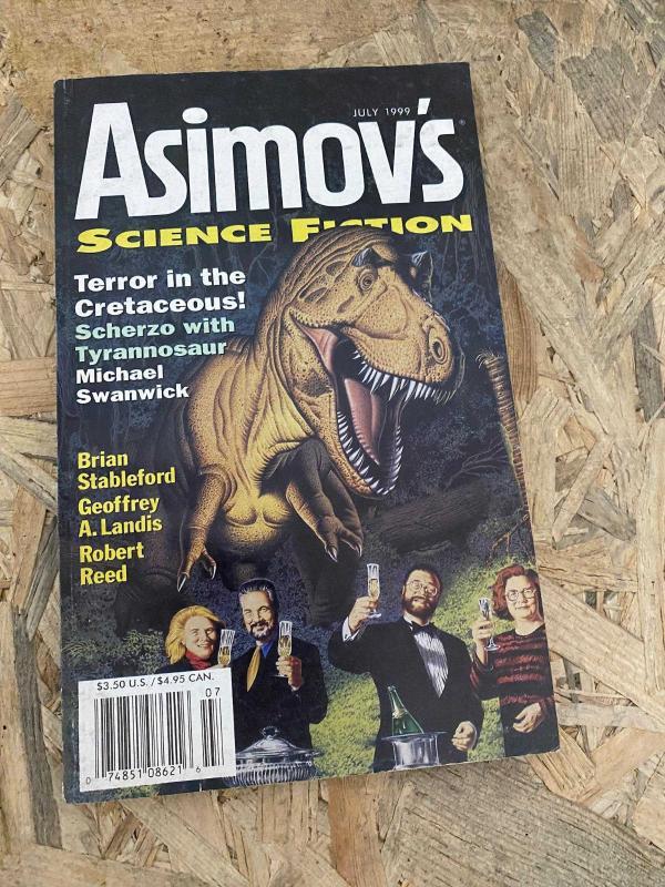 Asimov's Science Fiction July 1999 | Terror in the Cretaceous - Scherzo with Tyrannosaur - Michael Swanwick