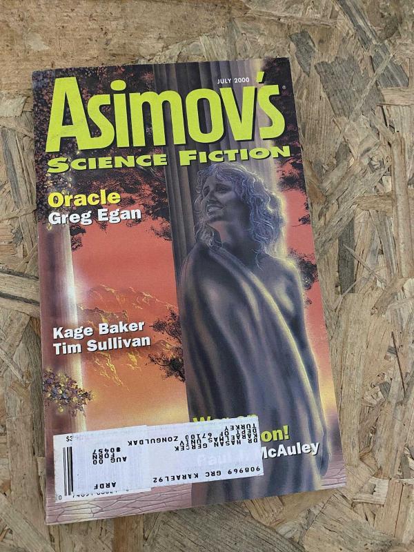Asimov's Science Fiction July 2000 | Oracle by Greg Egan