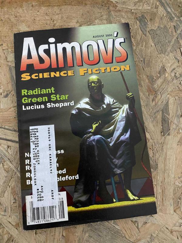 Asimov's Science Fiction August 2000 | Radiant Green Star Lucius Shephard