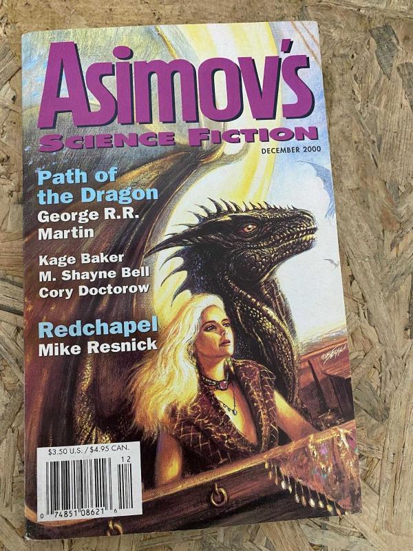Asimov's Science Fiction December 2000 | Path of the Dragon George R. R. Martin | Game of Thrones