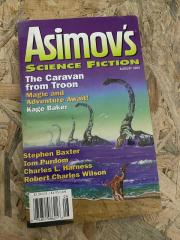 Asimov's Science Fiction August 2001 | The Caravam from Troon - Magic and Adventure Await by Kage Baker