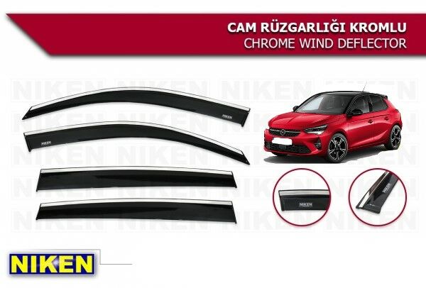 CORSA F ARACA ÖZEL KROMLU CAM RÜZGARLIĞI NİKEN 2022 2023 2024 2025