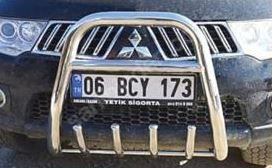 MITSUBISHI L200 2015 2016 2017 2018 2019 KROM ÖN TAMPON KORUMA