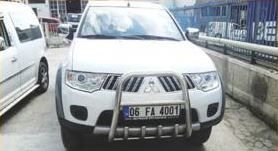 MITSUBISHI L200 2015 2016 2017 2018 2019 KROM ÖN TAMPON KORUMA