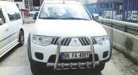 MITSUBISHI L200 2006 2007 2008 2009 2010 2011 2012 2013 2014 2015 KROM ÖN TAMPON KORUMA