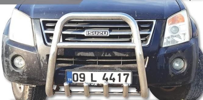 ISUZU D MAX 2012 2017 KROM ÖN TAMPON KORUMA