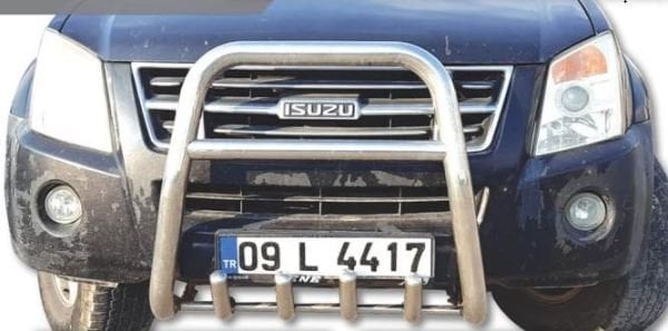 ISUZU D MAX 2012 2017 KROM ÖN TAMPON KORUMA
