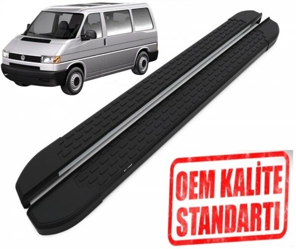 T4 TRANSPORTER UZUN ŞASE 1995 2003 YILLARI ARASI ARACA ÖZEL NEVADA SİYAH YAN BASAMAK