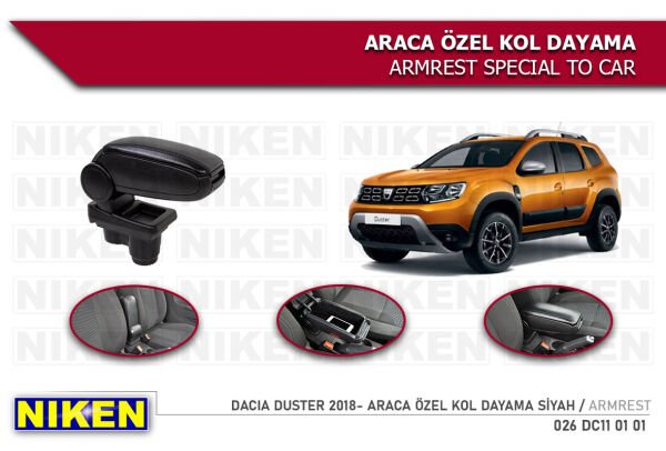 YENİ DACİA DACİA DUSTER 2018 2019 2020 2021 2022 2023 2024 MODEL ARACA ÖZEL KOL DAYAMA KOLÇAK