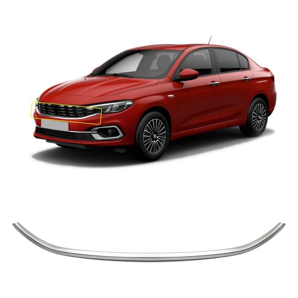 Fiat Egea Sedan Krom Ön Panjur Çıtası 2020 2021 2022 2023 2024