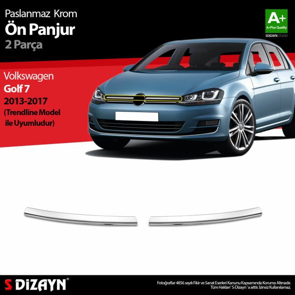 GOLF 7 ÖN PANJUR KROM 2013 2014 2015 2016 2017 1.KALİTE
