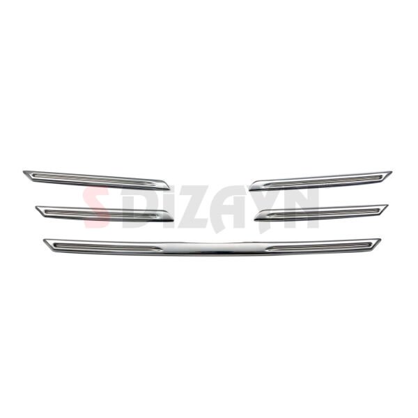 Renault Megane 4 Krom Ön Panjur 5 Prç. 2016 2017 2018 2019 2020