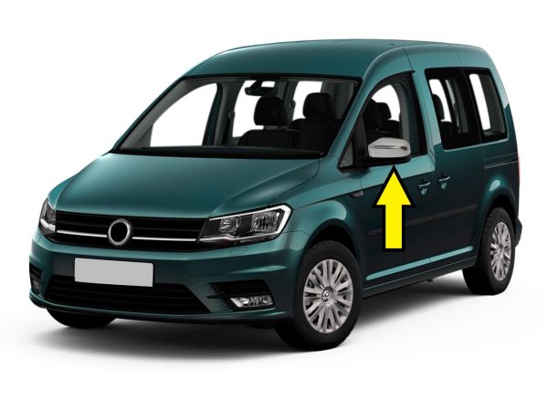 CADDY ABS 2 PARÇA KROM AYNA KAPAĞI 2015 2016 2017 2018 2019 2020