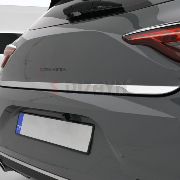 Renault Clio 5 Krom Bagaj Alt Çıtası 2019 2020 2021 2022 2023 2024 2025