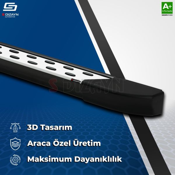Dacia Sandero 2 Stepway TrimLine Gri Yan Basamak 2013 2014 2015 2016 2017 2018 2019 2020