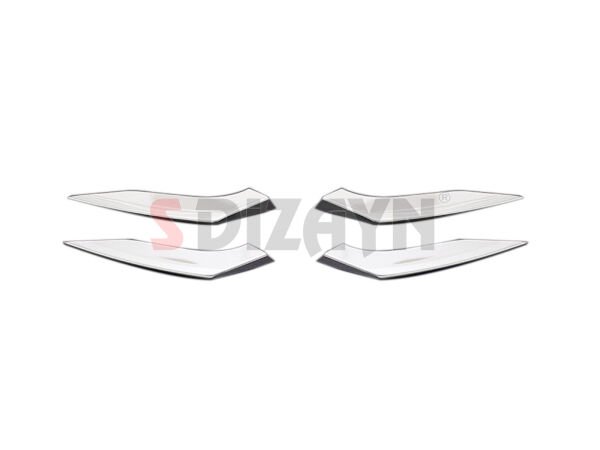 Renault Clio 5 Krom Sis Çıtası 4 Prç. 2019 2020 2021 2022 2023