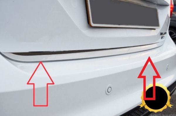 VOLKSWAGEN CADDY BAGAJ ALT ÇİTASI KROM 2010 2011 2012 2013 2014