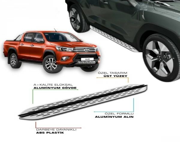 TOYOTA HILUX 8 2015 2016 2017 2018 2019 2020 2021 2022 2023 2024 2025 YAN BASAMAK