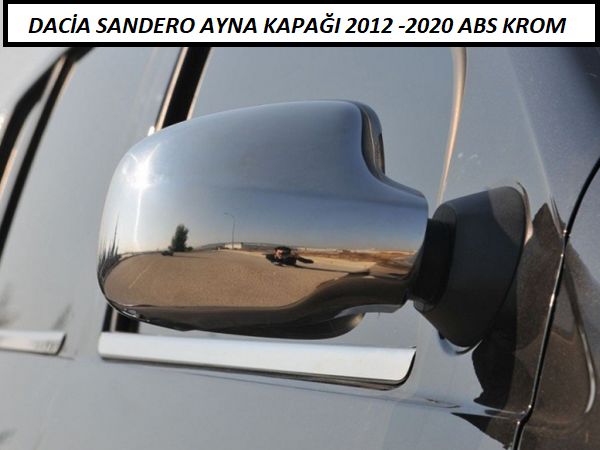 DACİA SANDERO AYNA KAPAĞI ABS KROM 2012 2013 2014 2015 2016 2017 2018 2019 2020