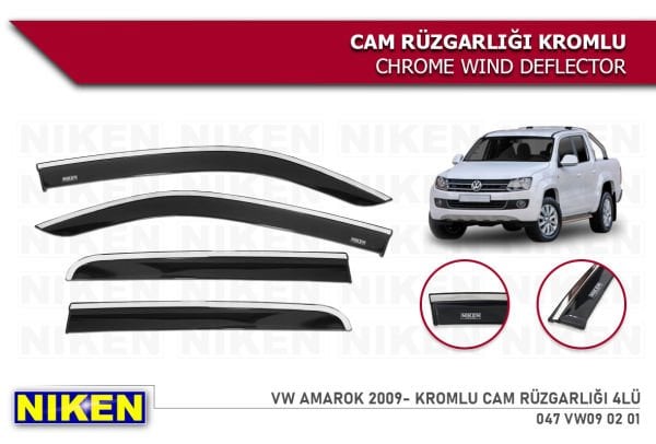 AMAROK KROMLU CAM RÜZGARLIĞI 2011 2012 2013 2014 2015 2016 2017 2018 2019 2020 2021 2022