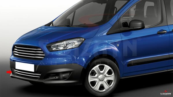 FORD COURİER ÖN TAMPON ÇİTASI 2 PARÇA P.ÇLK 2014 2015 2016 2017