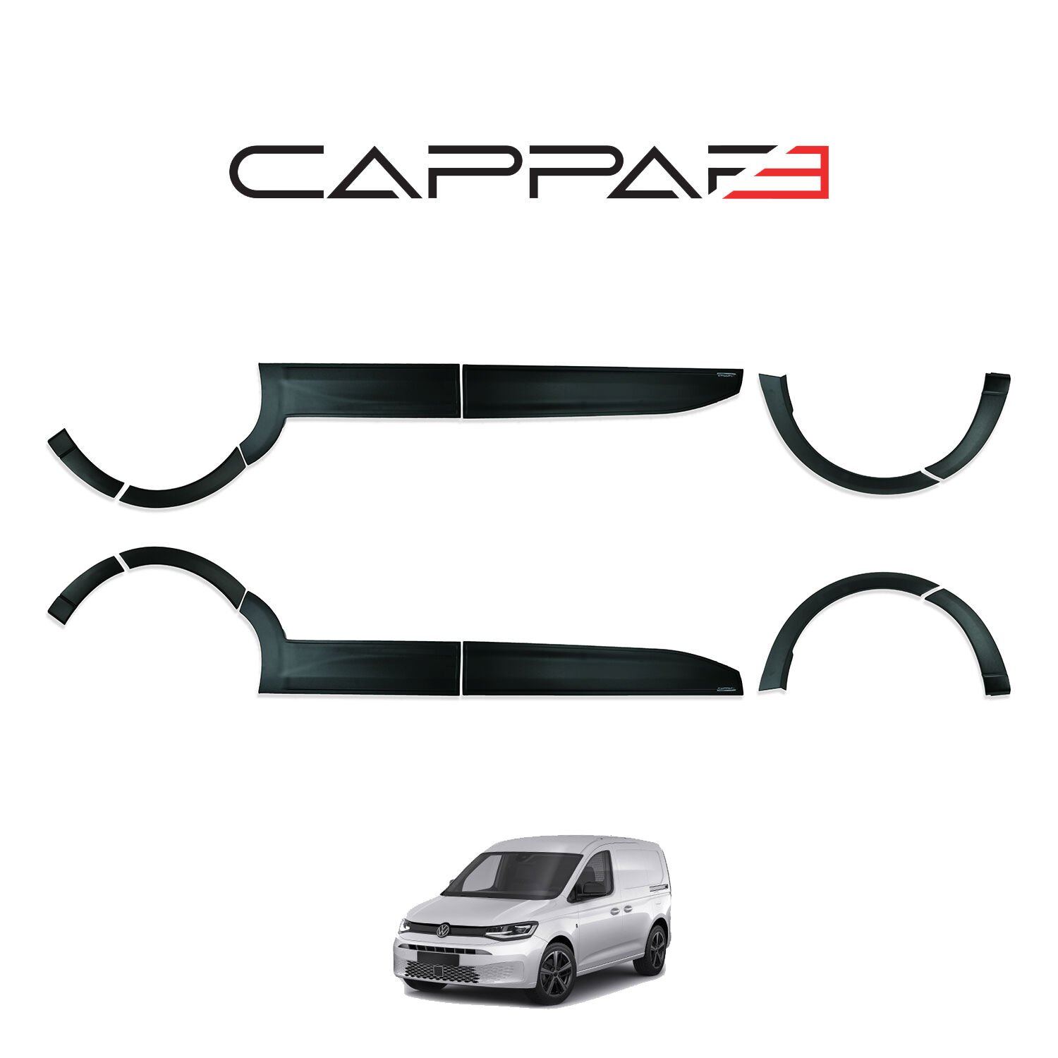 CADDY 2021 20222 2023 2024 12 PARÇA ARACA ÖZEL DODİK KAPLAMA CAPPAFE