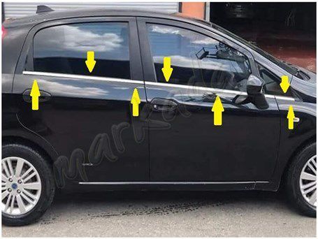 PUNTO CAM ÇİTASI KROM 6 PARÇA 2006 2007 2008 2009 2010 2011 2012