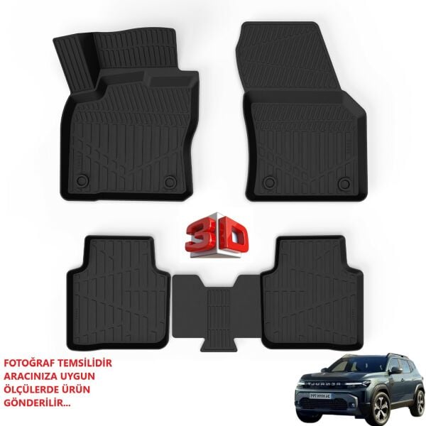 RENAULT DUSTER 2024 ECO G ARACA ÖZEL 3D PASPAS
