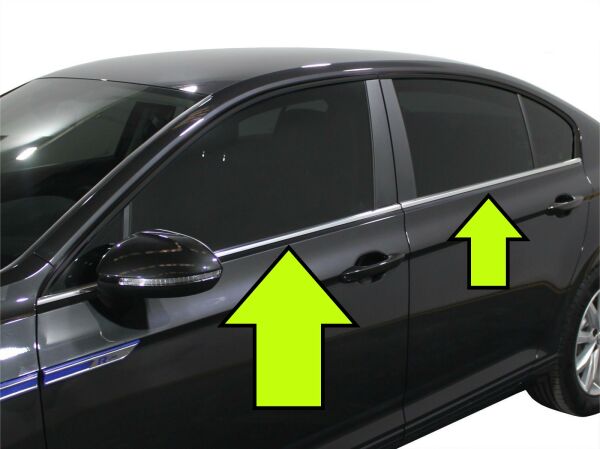 PASSAT B8.5 CAM ÇİTASI 4 PARÇA KROM 2019 2020 2021 2022 2023