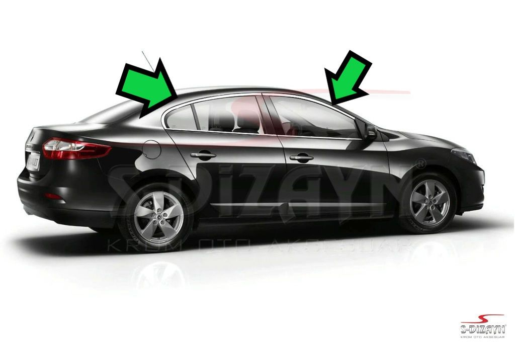 FLUENCE CAM ÜSTÜ KROM 4 PARÇA KROM 2013 2014 2015 2016