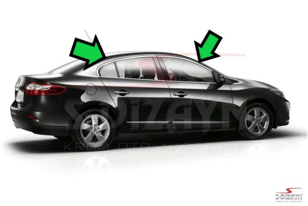 FLUENCE CAM ÜSTÜ KROM 4 PARÇA KROM 2013 2014 2015 2016