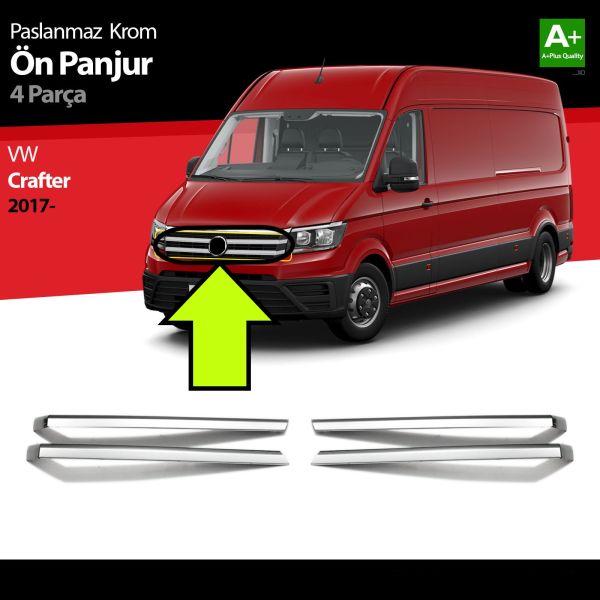 CRAFTER ÖN PANJUR 4 PARÇA KROM 2017 2018 2019 2020 2021 2022 2023
