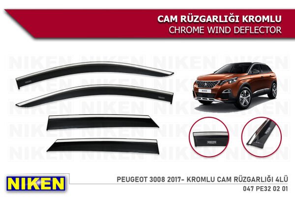 3008 2017 2018 2019 2020 2021 2022 2023 2024 KROMLU CAM RÜZGARLIĞI NİKEN