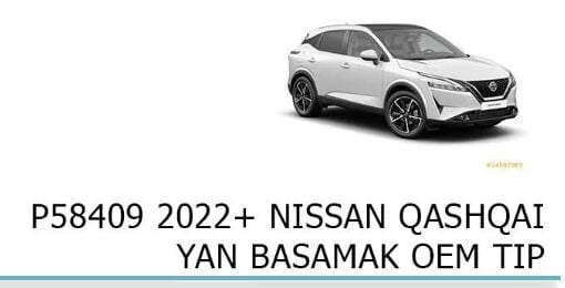 QASHQAİ 2022 2023 2024 2025 ARACA ÖZEL OEM YAN BASAMAKLIK
