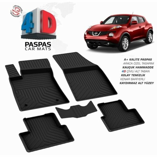 NİSSAN JUKE 2010 2018 ARACA ÖZEL 4D HAVUZLU PASPAS