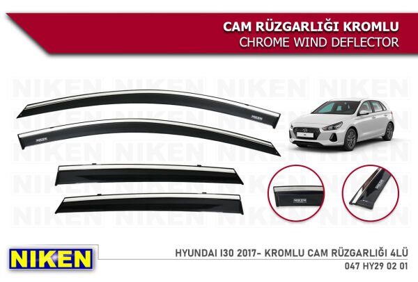 YENİ HYUNDAİ İ30 2017 2018 2019 2020 2021 2022 2023 2024  MODEL NİKEN KRIMLU CAM RÜZGARLIĞI