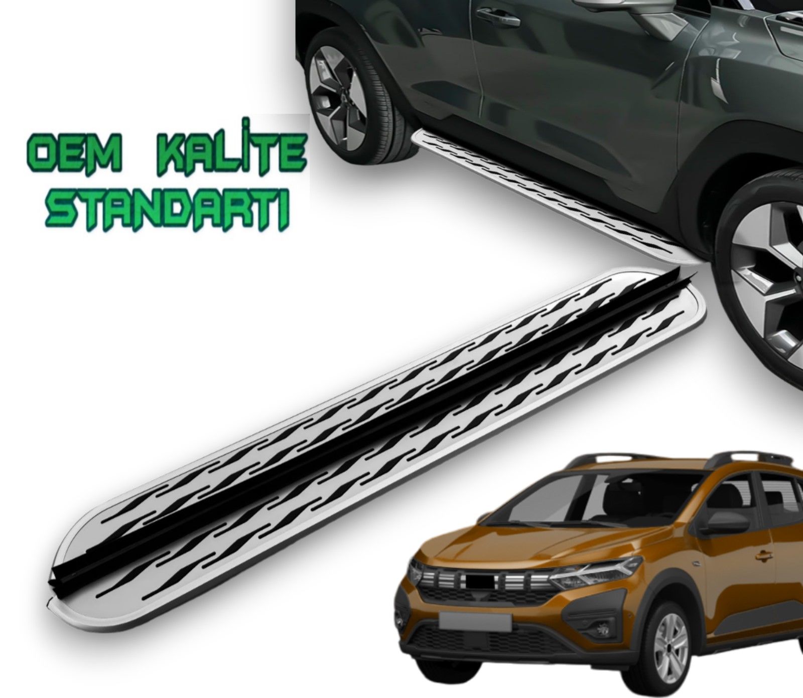 SANDERO 3 STEPWAY 2020 2021 2022 2023 2024 2025 ARACA ÖZEL YAN BASAMAKLIK
