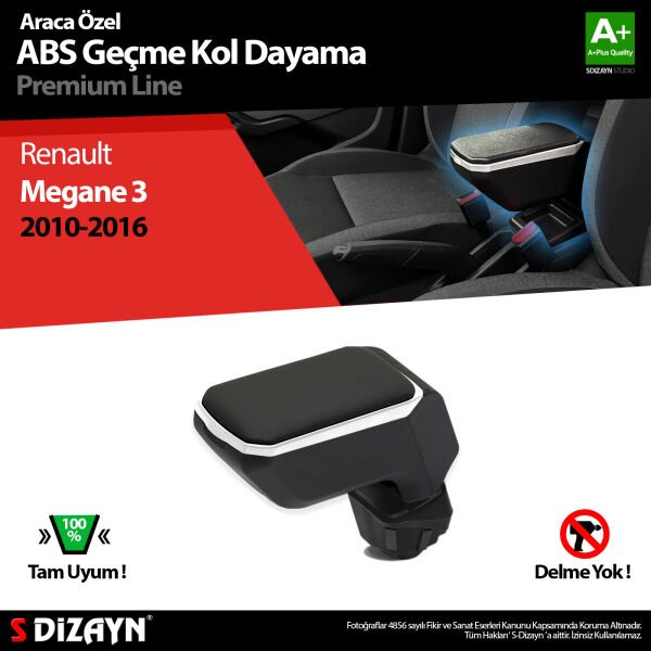 MEGANE 3 ARACA ÖZEL KOL DAYAMA KOLÇAK 2008 2009 2010 2011 2012 2013 2014 2015 2016