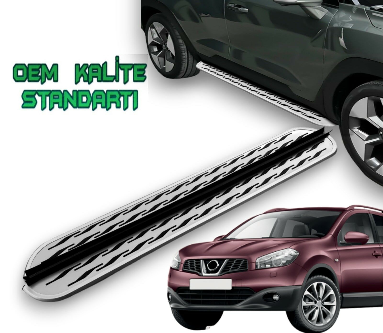 QASHQAİ 2007 2008 2009 2010 2011 2012 2013 2014 ARACA ÖZEL YAN BASAMAKLIK